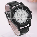 Leather strap sport men watch 2014